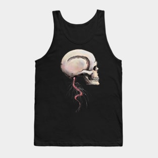 skull with spinal cord Tank Top